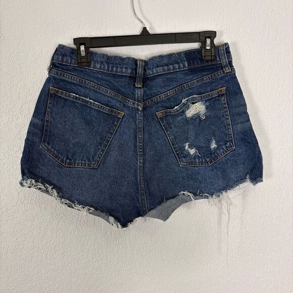 Abercrombie & Fitch Mid Rise Mom Jean Shorts Women's 8 - Picture 6 of 9